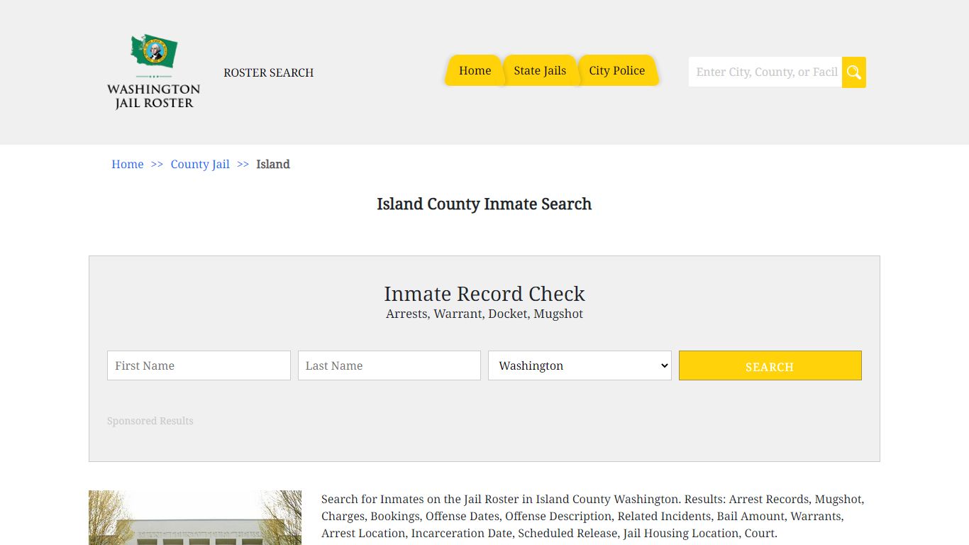 Island County Inmate Search - Jail Roster Search